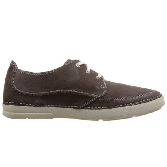 COLECTIONS CLARKS Gosler Edge Sneaker Taupe Suede Brown Mens size 8 main image 5